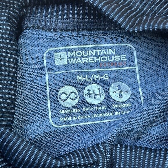 Mountain Warehouse Extreme Base Layer Zip Neck Top Men's M/L Extra Warm NEW - Picture 8 of 9